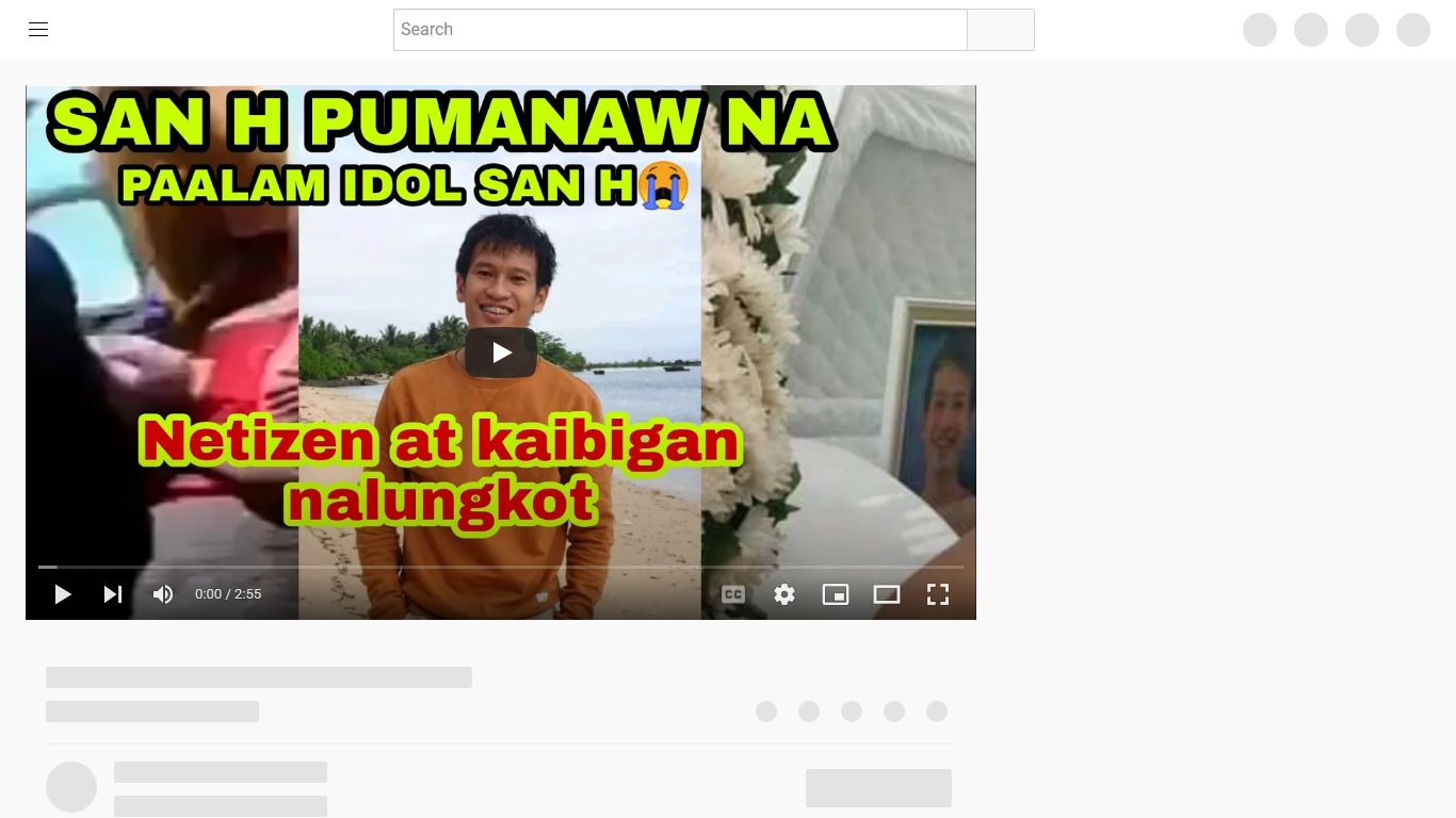 san h. isang kilalang vlogger sa davao city pumanaw kahapon! (cause of ...